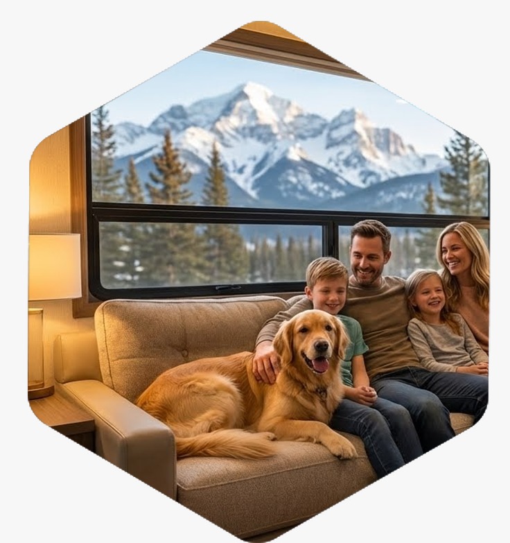 Pet monitoring with smart RV thermostat upgrade and RV thermostat replacement for safe and comfortable travel.