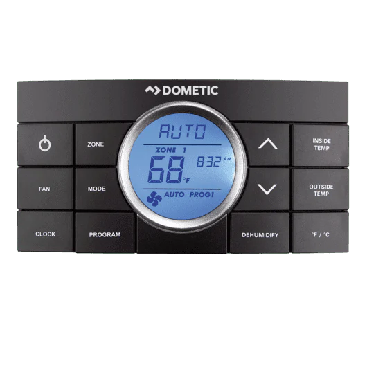 Dometic CCC 10/12 button multi-zone thermostat black