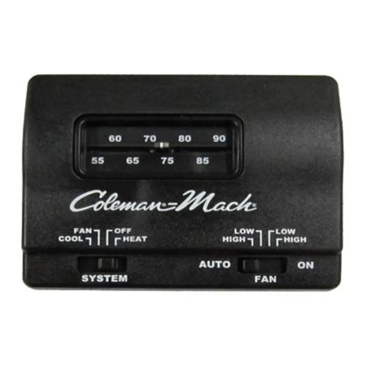 Coleman Mach single zone analog thermostat black