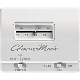 Coleman Mach single zone analog thermostat white