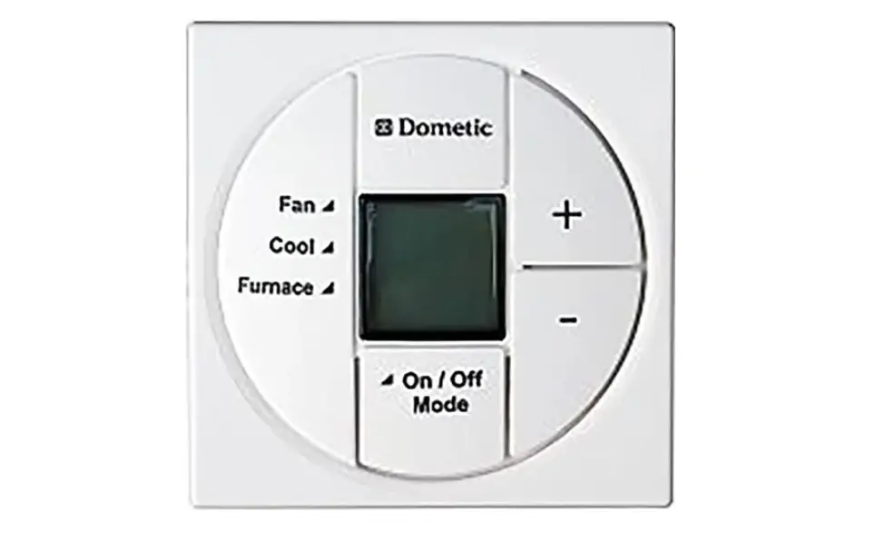 Dometic single-zone 3-wire round white thermostat